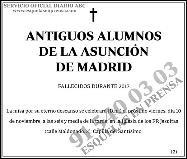 Antiguos Alumnos de la Asución de Madrid